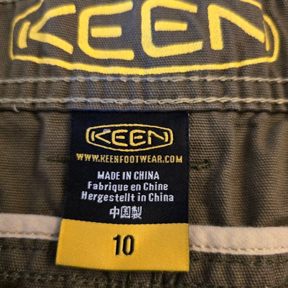 KEEN NEWPORT HYBRID HIKING SKIRT SIZE 10 OLIVE PENCIL CARGO OUTDOOR 7 POCKET NWT - Picture 2 of 12
